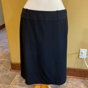 Talbots Black Pencil Skirt Size 10